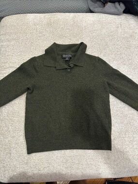 Christian Lacroix Olive Green Merino Knit Sweater- unisex